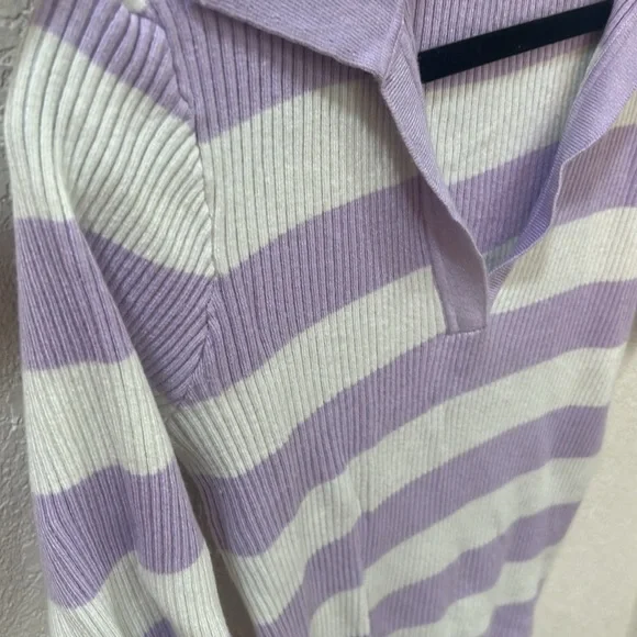 Sanctuary Prep polo ribbed top - Picture 4 of 7